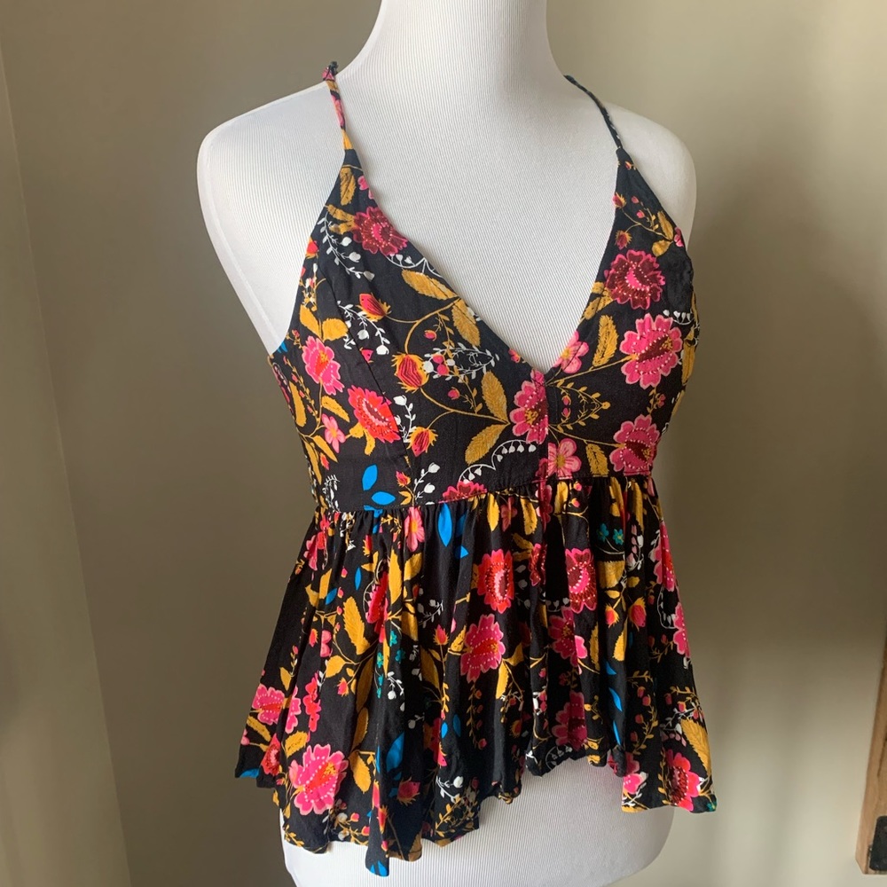 Express floral tank top